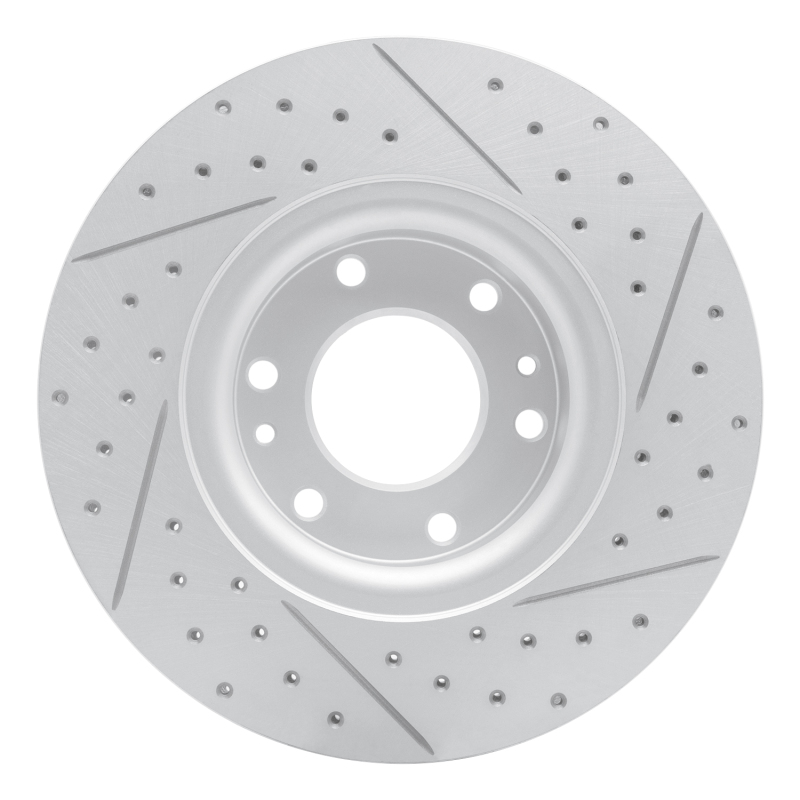 Buick Rainier Brake Rotor (1) - Front Left - DFC - Geoperformance Drilled & Slotted - `02-`09