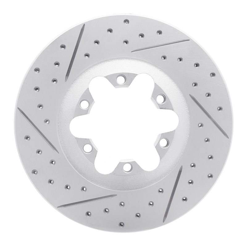 Chevrolet Colorado Brake Rotor (1) - Front Left - DFC - Drilled & Slotted Geoperformance - `04-`08