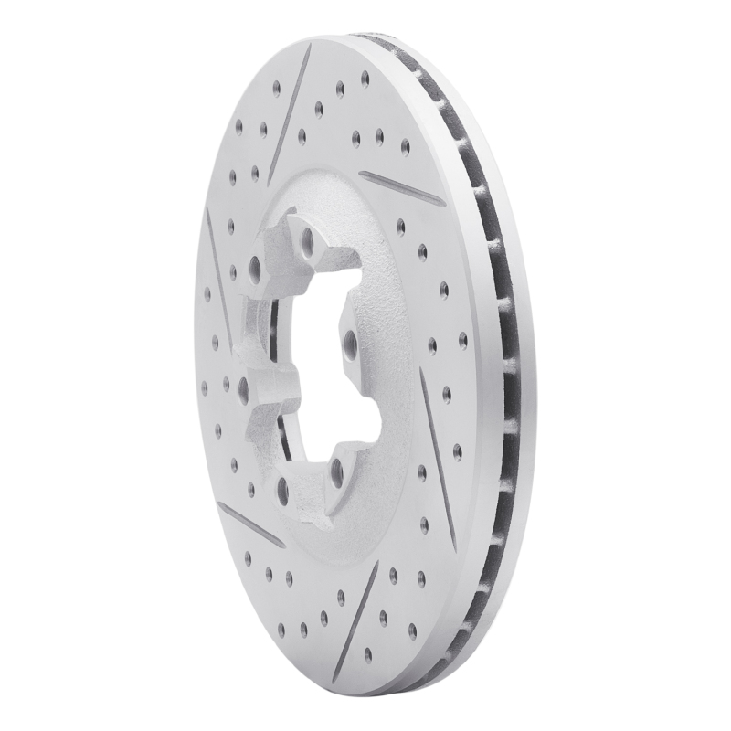 Chevrolet Colorado Brake Rotor (1) - Front Left - DFC - Drilled & Slotted Geoperformance - `04-`08