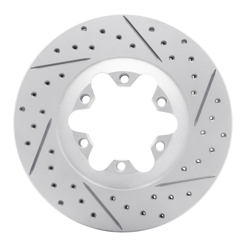 Chevrolet Colorado Brake Rotor (1) - Front Right - DFC - Drilled & Slotted Geoperformance - `04-`08