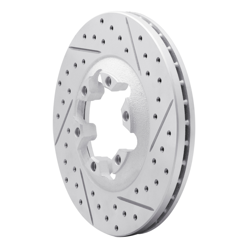 Chevrolet Colorado Brake Rotor (1) - Front Right - DFC - Drilled & Slotted Geoperformance - `04-`08