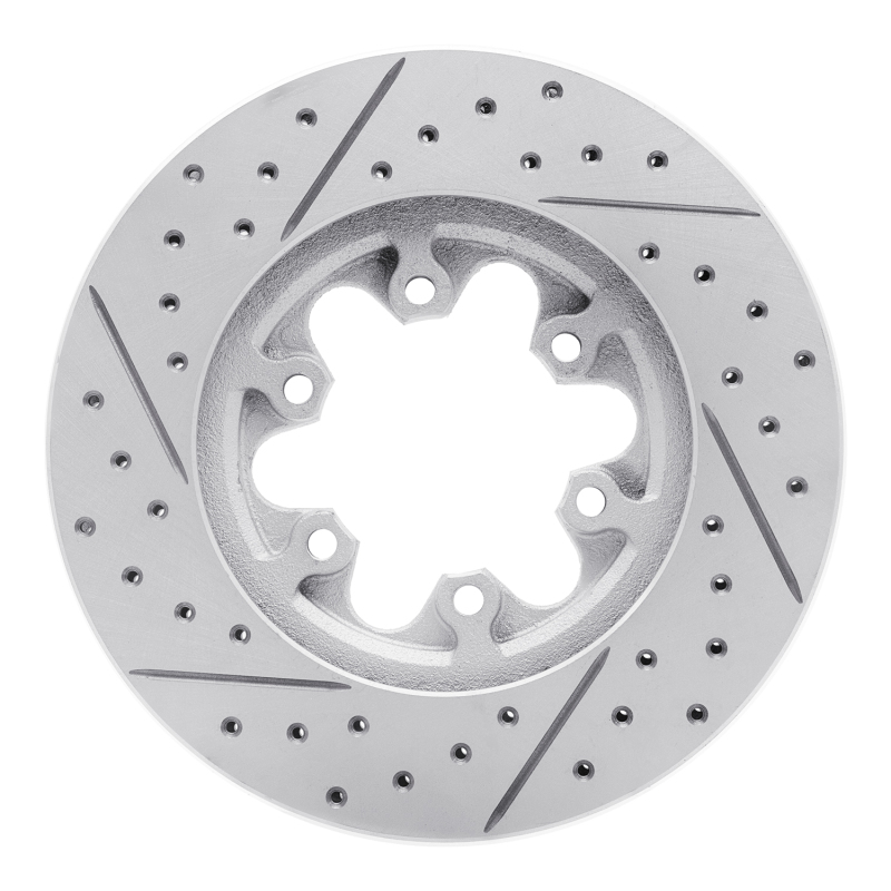 Chevrolet Colorado Brake Rotor (1) - Front Right - DFC - Drilled & Slotted Geoperformance - `04-`08
