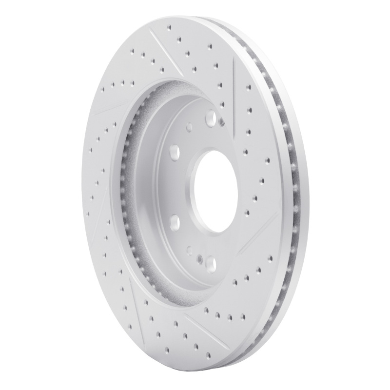 Cadillac Escalade EXT Brake Rotor (1) - Front Right - DFC - Drilled & Slotted Geoperformance - `05-`20