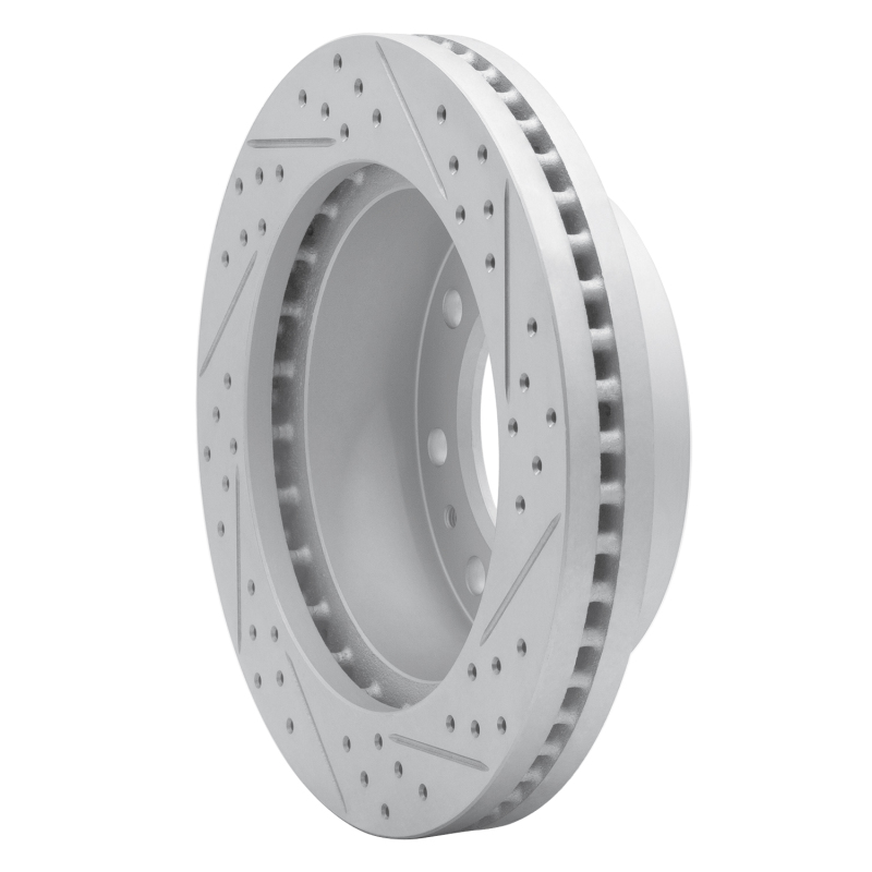 Chevrolet Silverado 3500 Brake Rotor (1) - Front Left - DFC - Drilled & Slotted Geoperformance - `01-`25