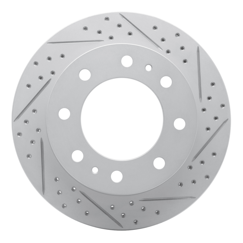 Chevrolet Silverado 3500 Brake Rotor (1) - Front Right - DFC - Geoperformance Rotor - Drilled and Slotted - `01-`25