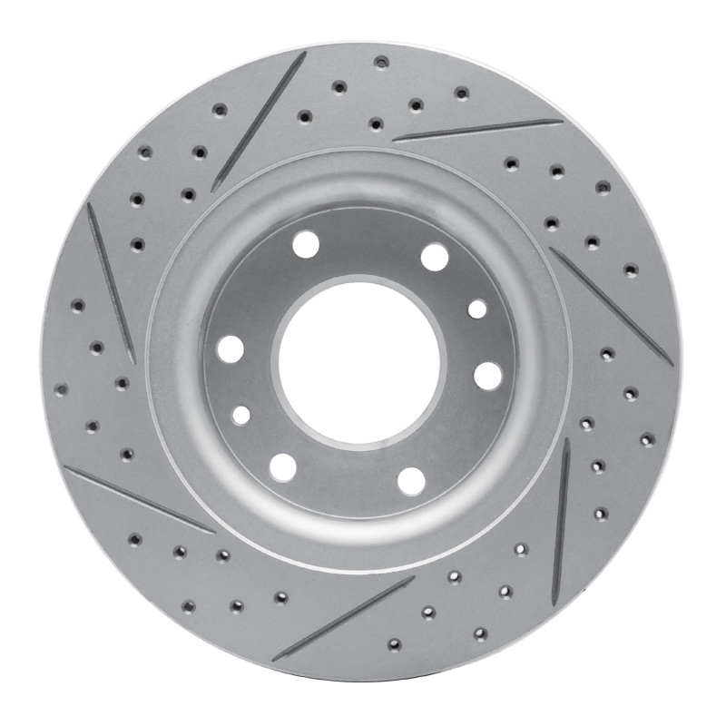 Buick Rainier Brake Rotor (1) - Front Right - DFC - Drilled & Slotted Geoperformance - `06-`09