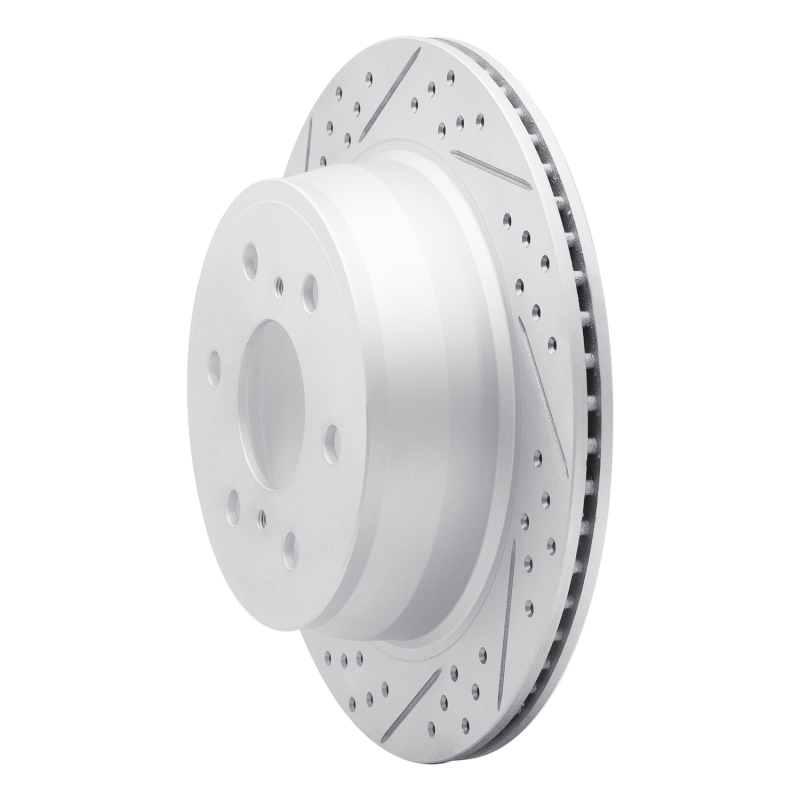 Cadillac Escalade EXT Brake Rotor (1) - Rear Left - DFC - Drilled & Slotted - `07-`20