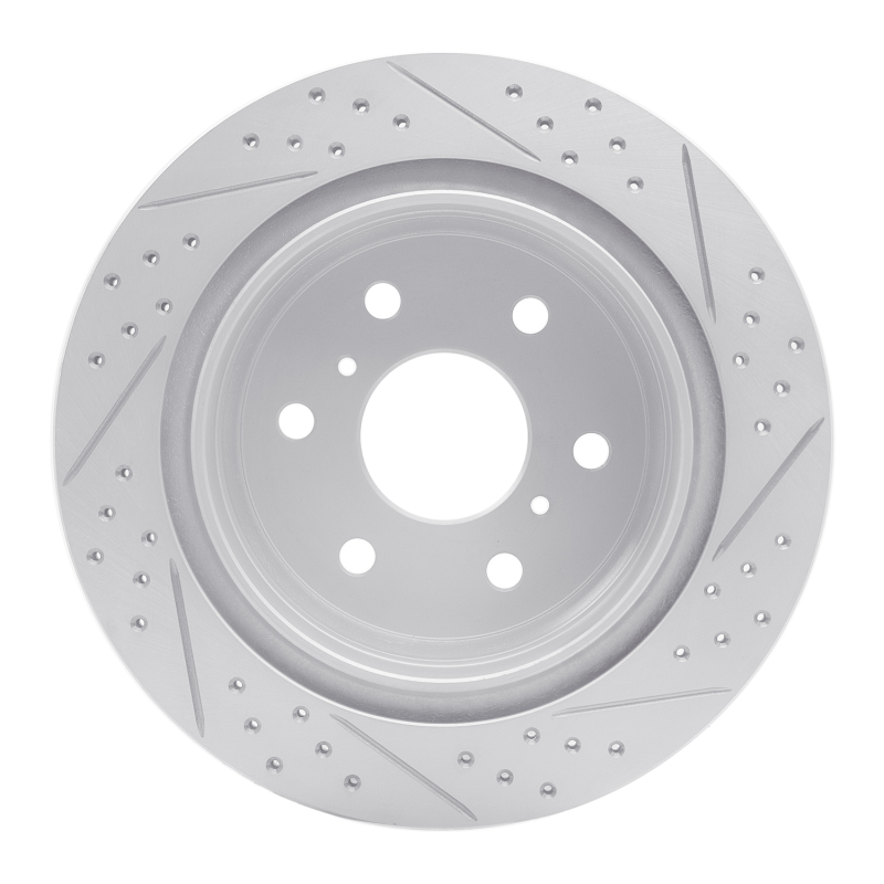 Cadillac Escalade EXT Brake Rotor (1) - Rear Left - DFC - Drilled & Slotted - `07-`20