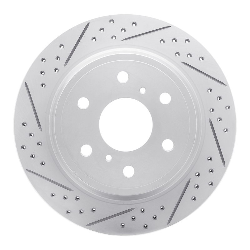 Cadillac Escalade EXT Brake Rotor (1) - Rear Left - DFC - Drilled & Slotted - `07-`20
