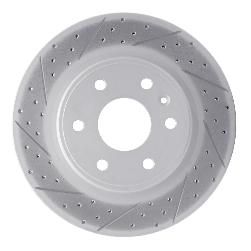 Buick Enclave Brake Rotor (1) - Front Right - DFC - Drilled & Slotted Geoperformance - `07-`17