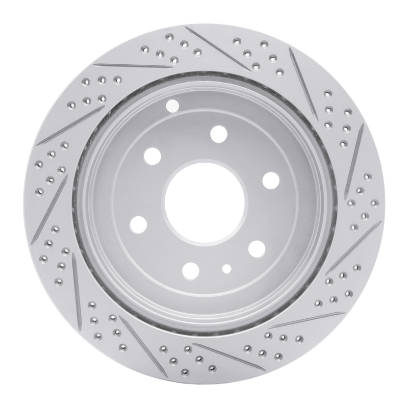 Buick Enclave Brake Rotor (1) - Rear Left - DFC - Geoperformance Drilled & Slotted - `07-`17