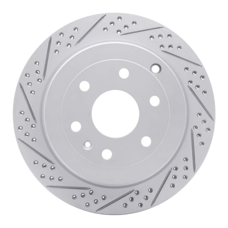 Buick Enclave Brake Rotor (1) - Rear Left - DFC - Geoperformance Drilled & Slotted - `07-`17