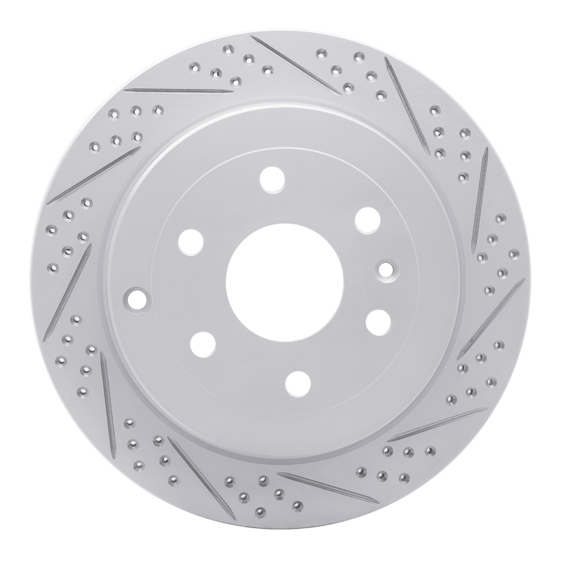 Buick Enclave Brake Rotor (1) - Rear Right - DFC - Drill & Slot Geoperformance - `07-`17