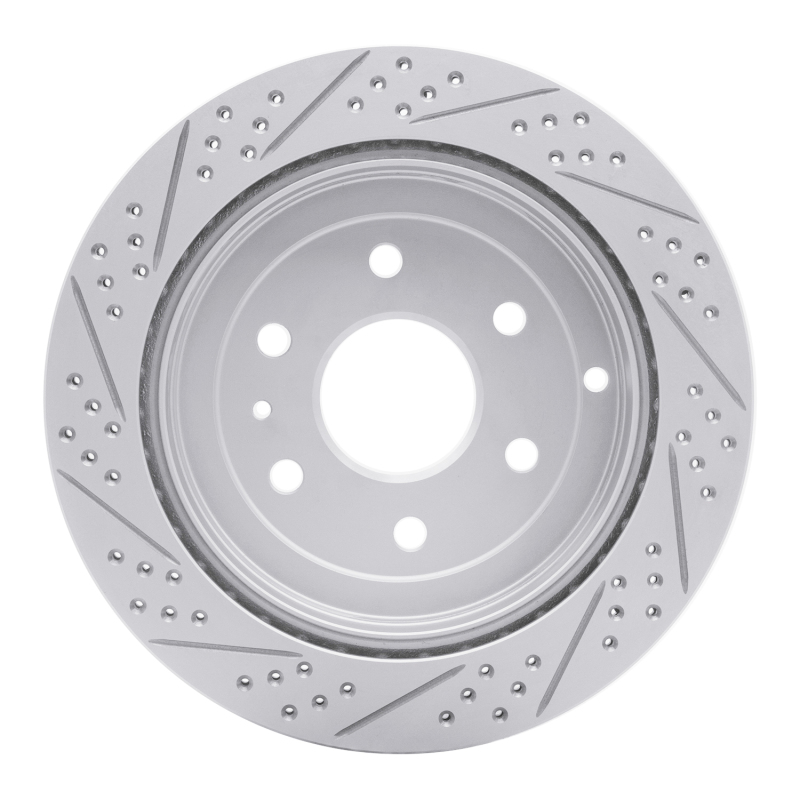 Buick Enclave Brake Rotor (1) - Rear Right - DFC - Drill & Slot Geoperformance - `07-`17