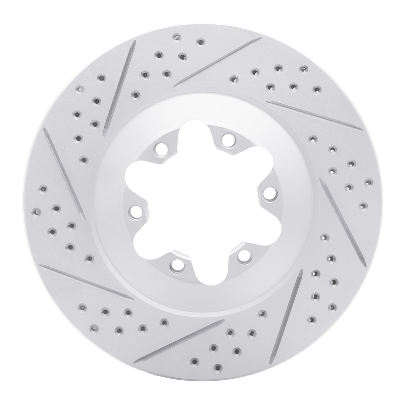 Chevrolet Colorado Brake Rotor (1) - Front Left - DFC - Geoperformance Drilled & Slotted - `09-`12