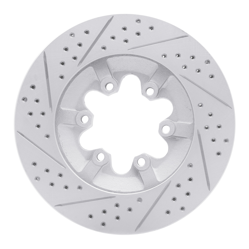 Chevrolet Colorado Brake Rotor (1) - Front Right - DFC - Drilled & Slotted Geoperformance - `09-`12