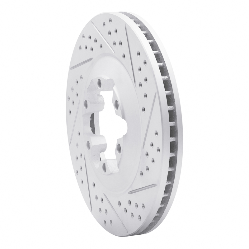 Chevrolet Colorado Brake Rotor (1) - Front Right - DFC - Drilled & Slotted Geoperformance - `09-`12