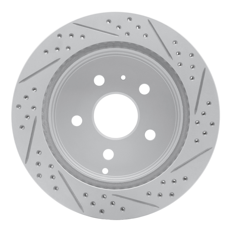 Chevrolet Equinox Brake Rotor (1) - Rear Left - DFC - Geoperformance Rotor - Drilled and Slotted - `10-`17