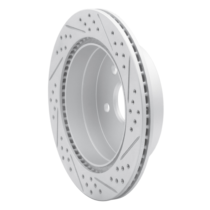 Chevrolet Equinox Brake Rotor (1) - Rear Left - DFC - Geoperformance Rotor - Drilled and Slotted - `10-`17