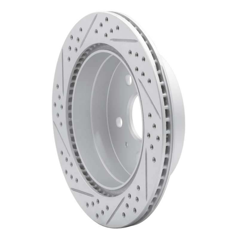 Chevrolet Equinox Brake Rotor (1) - Rear Right - DFC - Drilled & Slotted Geoperformance - `10-`17