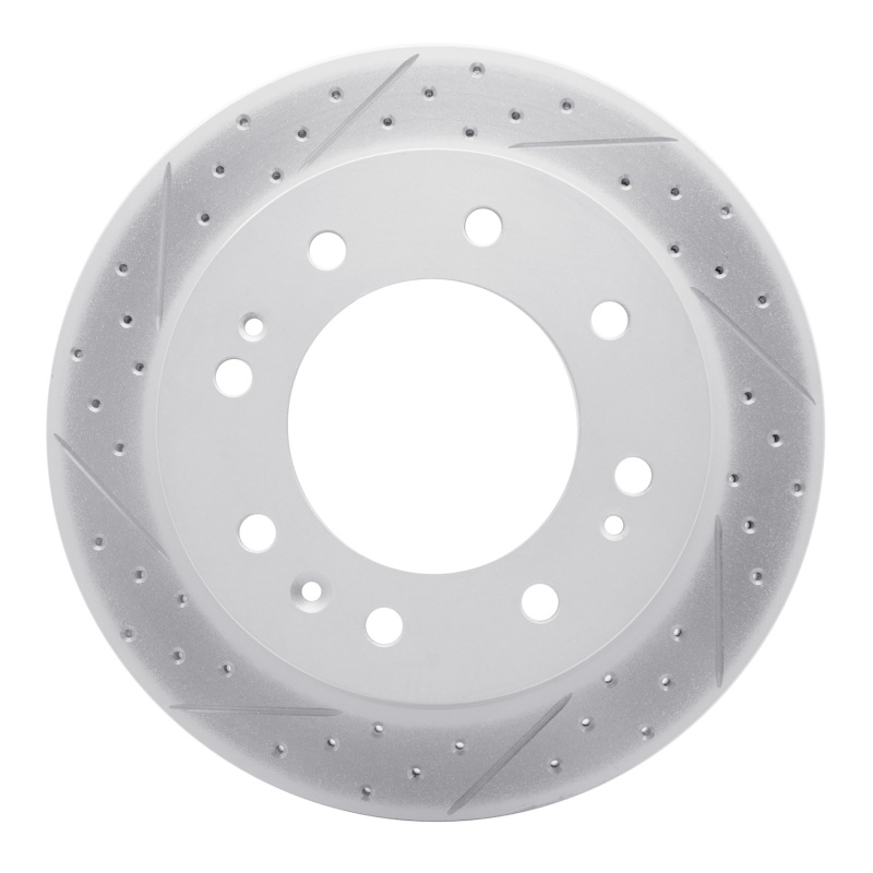 Chevrolet Silverado 2500 HD Brake Rotor (1) - Front Left - DFC - Drill & Slot Geoperformance - `11-`25