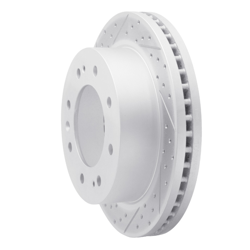 Chevrolet Silverado 2500 HD Brake Rotor (1) - Front Left - DFC - Drill & Slot Geoperformance - `11-`25