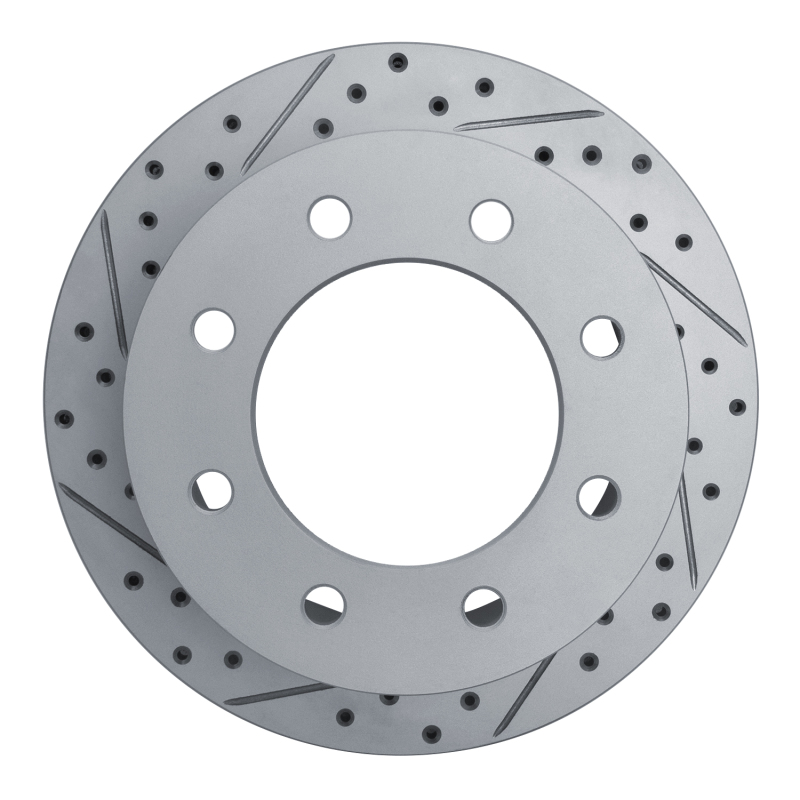 Chevrolet Silverado 3500 HD Brake Rotor (1) - Rear Left - DFC - Geoperformance Drilled & Slotted - `11-`19