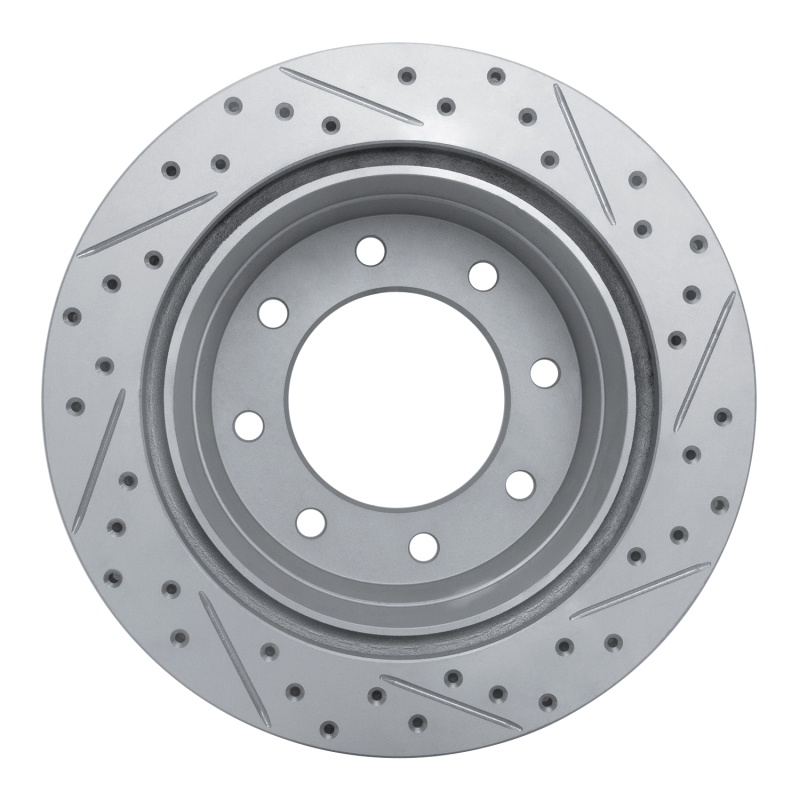 Chevrolet Silverado 3500 HD Brake Rotor (1) - Rear Left - DFC - Geoperformance Drilled & Slotted - `11-`19