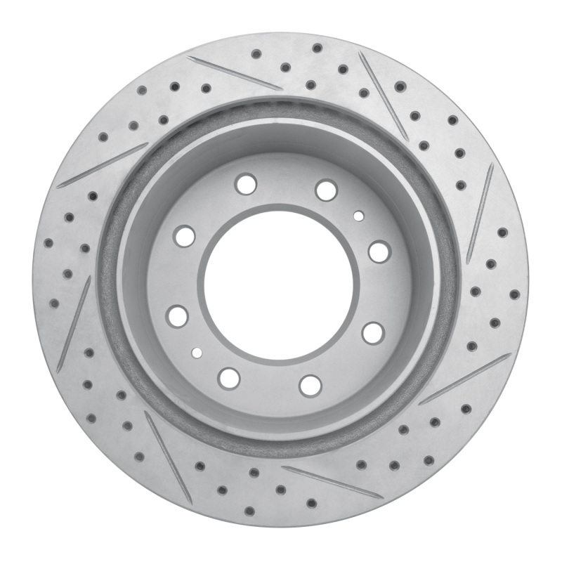 Chevrolet Silverado 2500 HD Brake Rotor (1) - Rear Left - DFC - Geoperformance Rotor - Drilled and Slotted - `11-`25