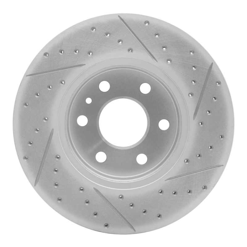 Chevrolet Colorado Brake Rotor (1) - Front Left - DFC - Drilled & Slotted Geoperformance - `15-`20