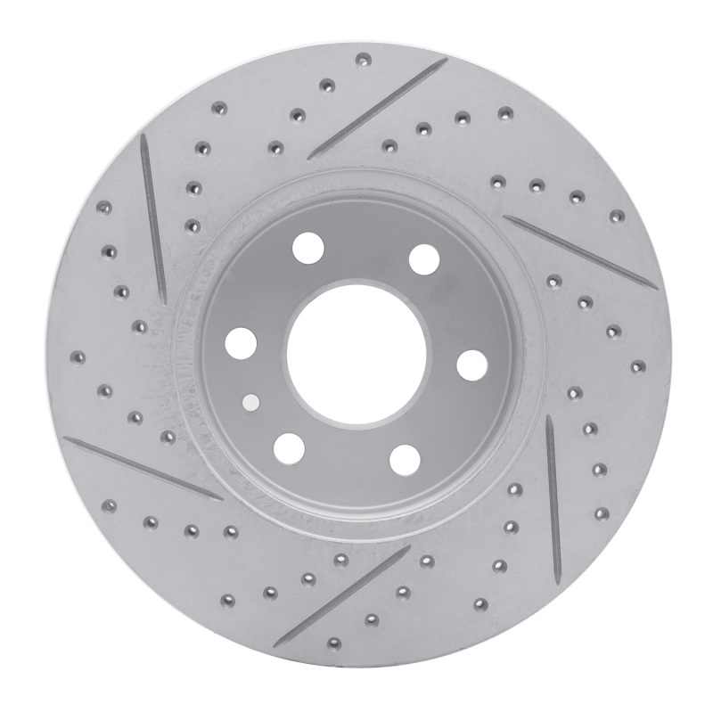 Chevrolet Colorado Brake Rotor (1) - Front Right - DFC - Drilled & Slotted Geoperformance - `15-`20