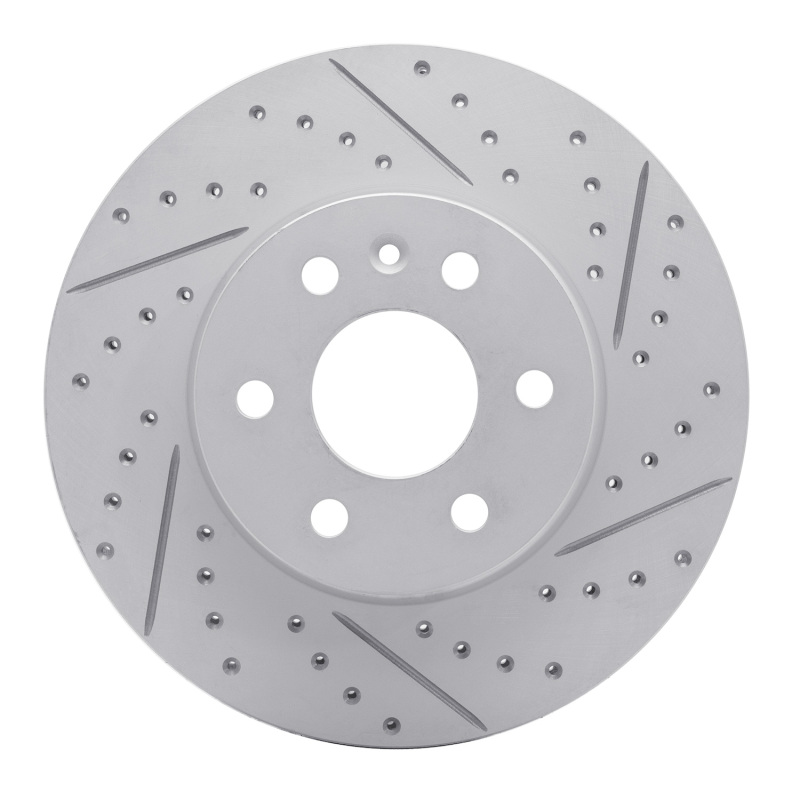 Chevrolet Colorado Brake Rotor (1) - Front Right - DFC - Drilled & Slotted Geoperformance - `15-`20