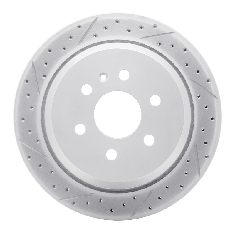 Chevrolet Colorado Brake Rotor (1) - Rear Left - DFC - Geoperformance Rotors - Drilled & Slotted - `15-`20