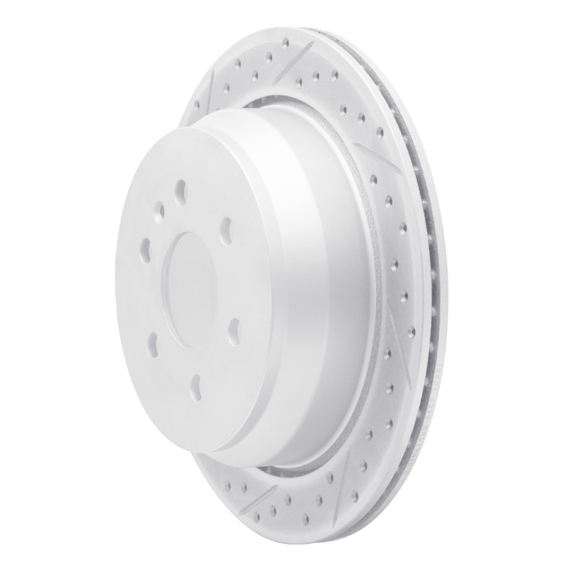 Chevrolet Colorado Brake Rotor (1) - Rear Left - DFC - Geoperformance Rotors - Drilled & Slotted - `15-`20