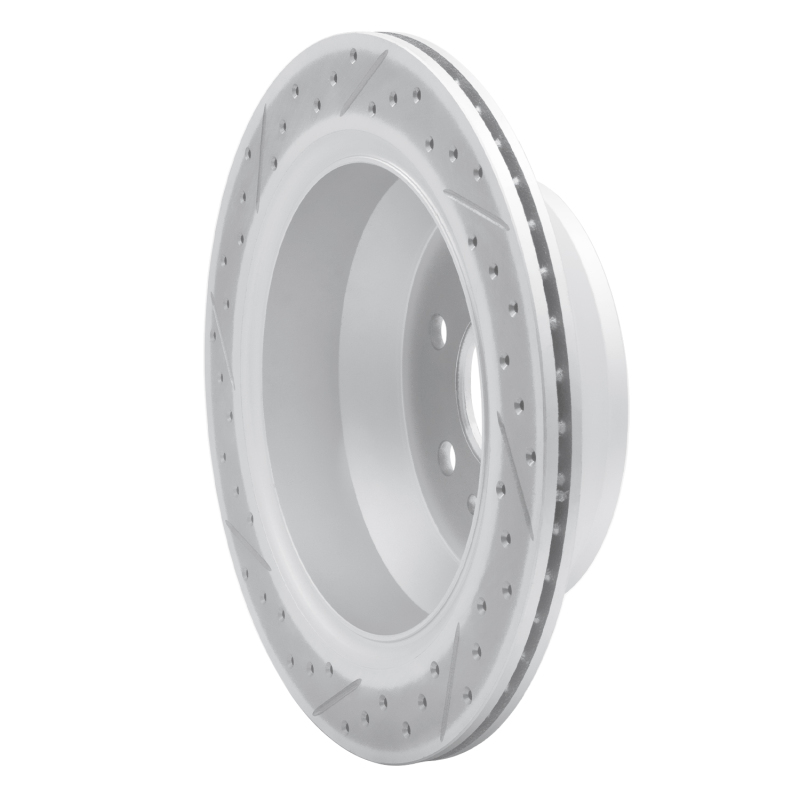 Chevrolet Colorado Brake Rotor (1) - Rear Right - DFC - Drilled & Slotted Geoperformance - `15-`20