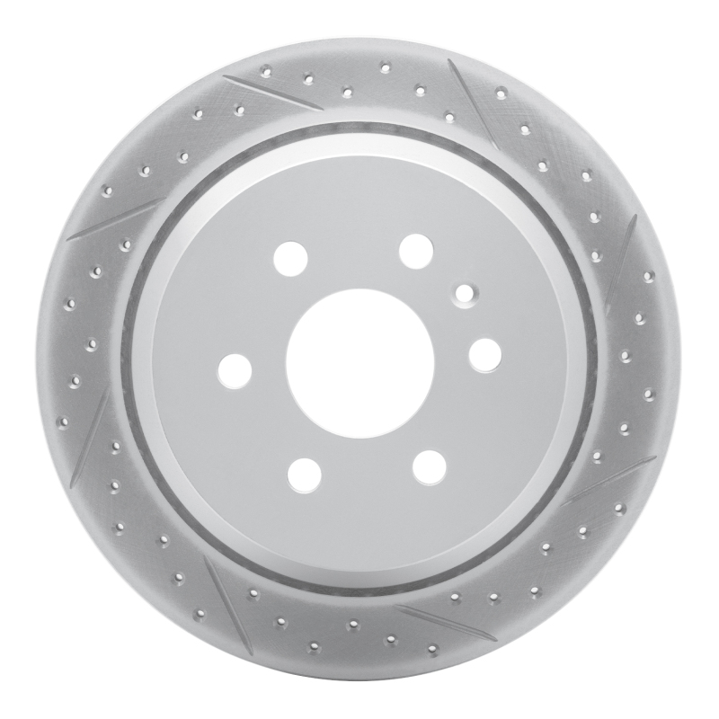 Chevrolet Colorado Brake Rotor (1) - Rear Right - DFC - Drilled & Slotted Geoperformance - `15-`20