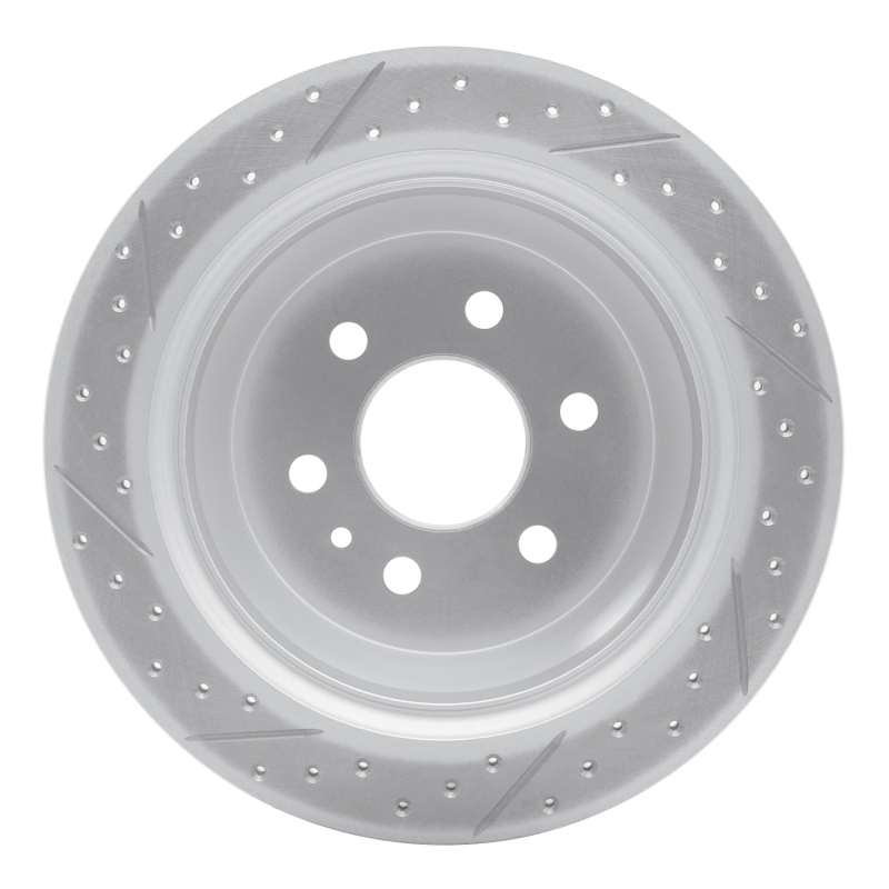 Chevrolet Colorado Brake Rotor (1) - Rear Right - DFC - Drilled & Slotted Geoperformance - `15-`20