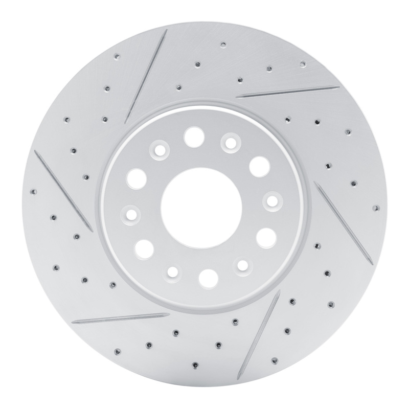 Buick Enclave Brake Rotor (1) - Front Left - DFC - Drilled & Slotted Geoperformance - `17-`26