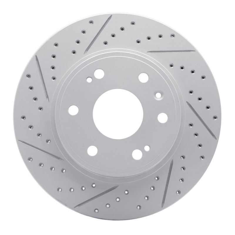 Chevrolet Tahoe Brake Rotor (1) - Front Left - DFC - Drilled & Slotted Geoperformance - `09-`20