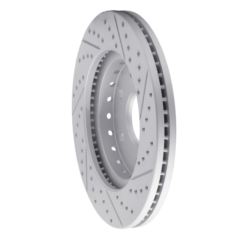 Chevrolet Tahoe Brake Rotor (1) - Front Left - DFC - Drilled & Slotted Geoperformance - `09-`20