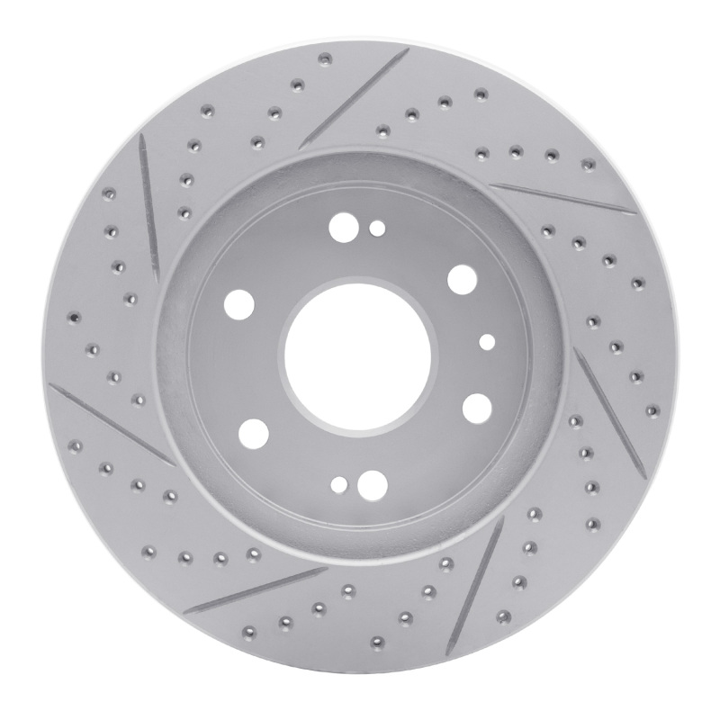 Chevrolet Tahoe Brake Rotor (1) - Front Left - DFC - Drilled & Slotted Geoperformance - `09-`20