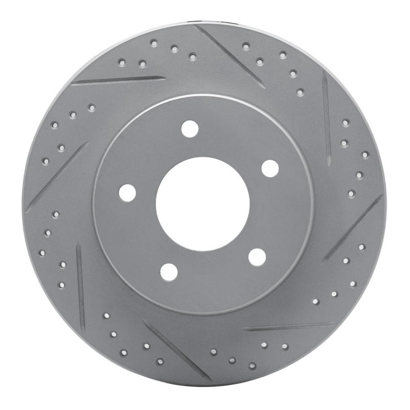Buick Riviera Brake Rotor (1) - Rear Right - DFC - Drilled & Slotted Geoperformance - `92-`05