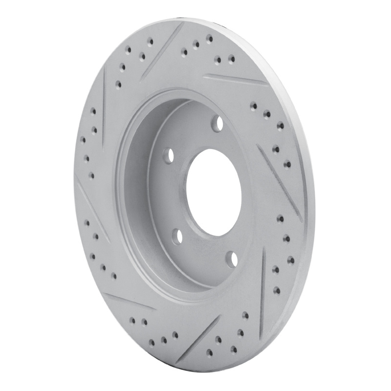 Buick Riviera Brake Rotor (1) - Rear Right - DFC - Drilled & Slotted Geoperformance - `92-`05