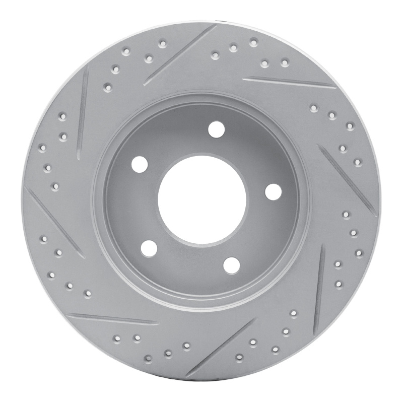 Buick Riviera Brake Rotor (1) - Rear Right - DFC - Drilled & Slotted Geoperformance - `92-`05