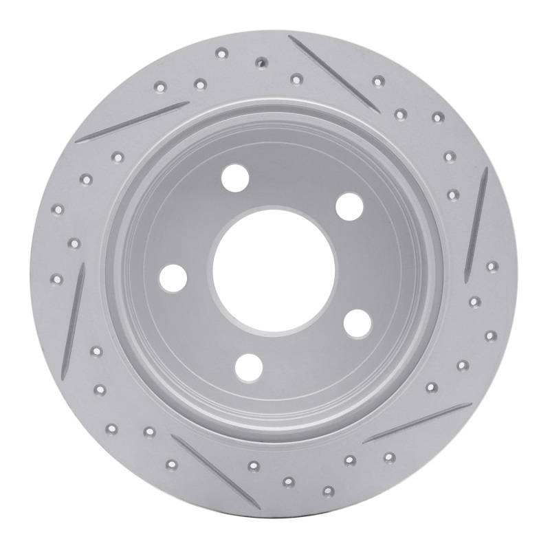 Buick Regal Brake Rotor (1) - Rear Left - DFC - Drilled & Slotted Geoperformance - `97-`05