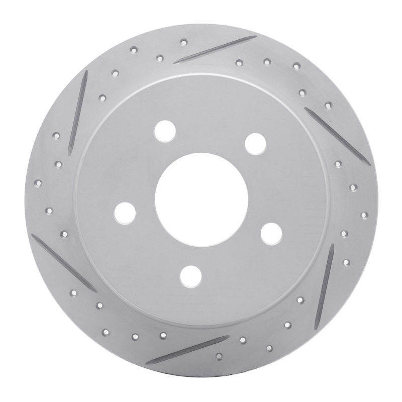 Buick Regal Brake Rotor (1) - Rear Left - DFC - Drilled & Slotted Geoperformance - `97-`05