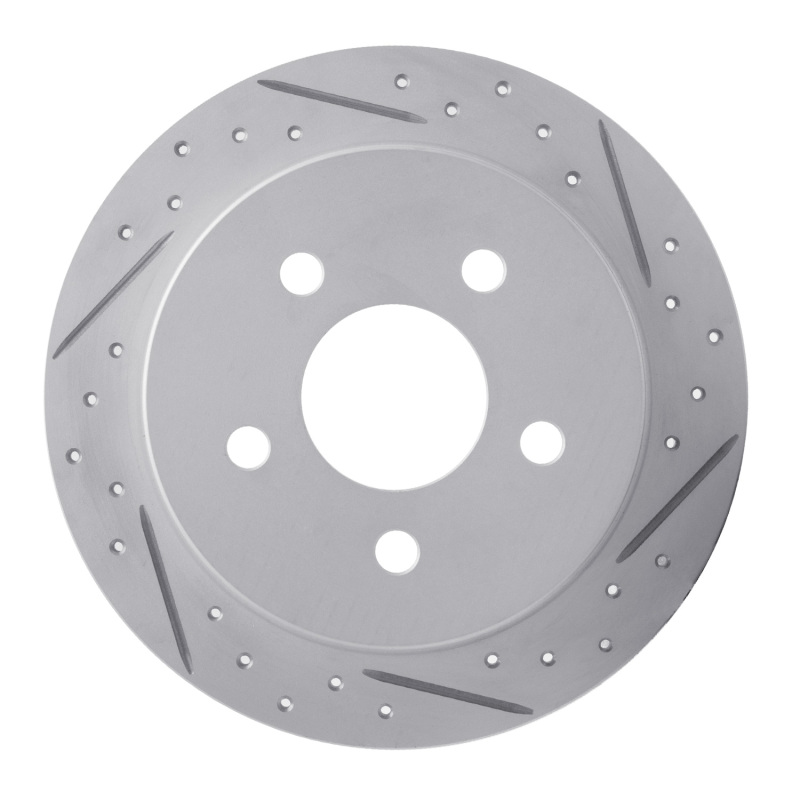Buick Regal Brake Rotor (1) - Rear Right - DFC - Geoperformance Rotor - Drilled and Slotted - `97-`05