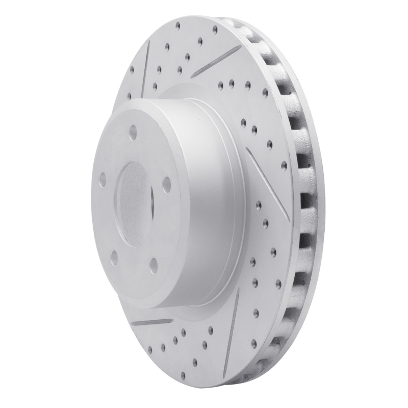 Pontiac GTO Brake Rotor (1) - Front Left - DFC - Drilled & Slotted Geoperformance - `05-`06