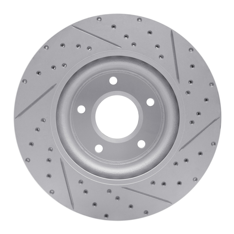 Pontiac GTO Brake Rotor (1) - Front Left - DFC - Drilled & Slotted Geoperformance - `05-`06
