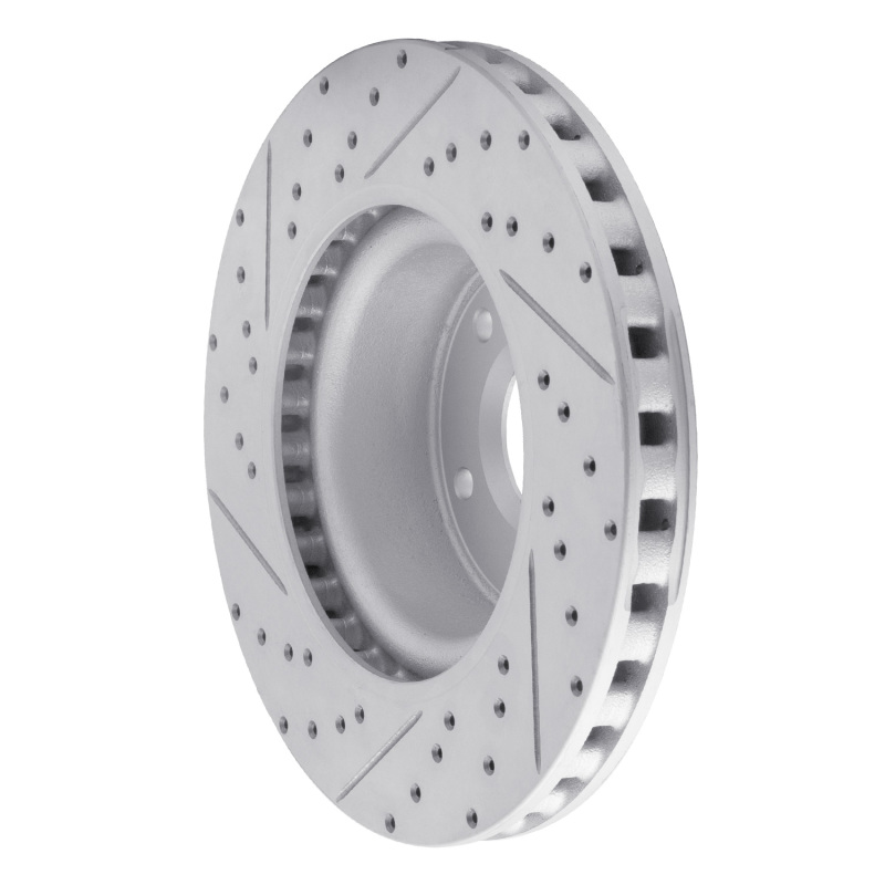 Pontiac GTO Brake Rotor (1) - Front Right - DFC - Drilled & Slotted Geoperformance - `05-`06